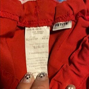 Large petite scrub pants